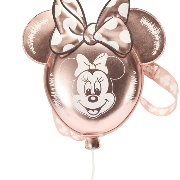 Loungefly Handbags - Loungefly Rose Gold Minnie Mouse Crossbody Bag